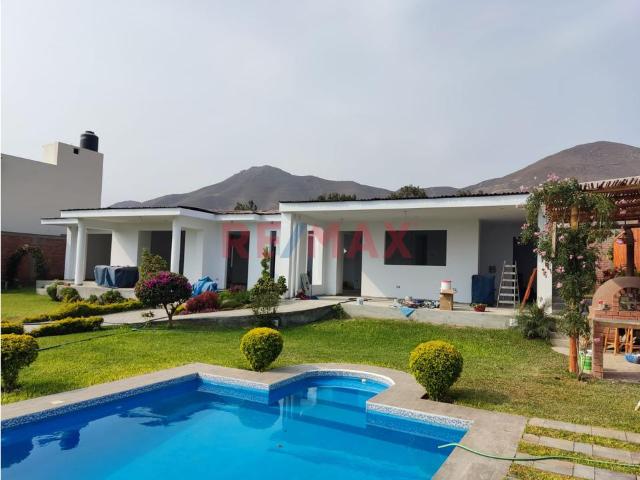Exclusiva Casa De Campo En Jatosisa Pachacámac: 1,217 M² De Naturaleza, Piscina Con Vistas A Las Lomas En El Condominio El Refugio