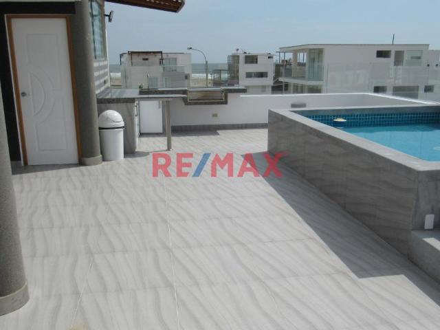 ¡Exclusiva Casa De Playa En Venta En Asia – Condominio Las Terrazas, Primera Fila Frente Al Mar!