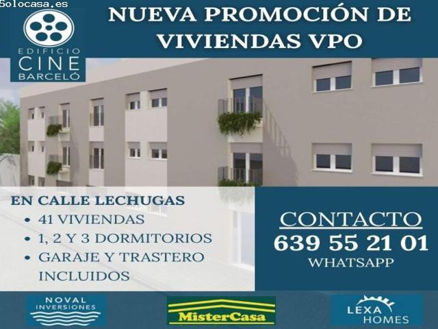 EXCLUSIVA! OBRA NUEVA. PISO 3 HABITACIONES en C/ Lechugas