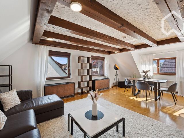 Exclusive 2 room Duplex Apartment with Breathtaking View in Stuttgart Degerloch, Stuttgart Amsterdam Apartments for Rent