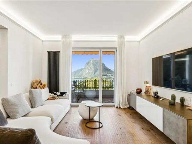 Exclusive 7,5 room apartment in castagnola with lake and mountain view