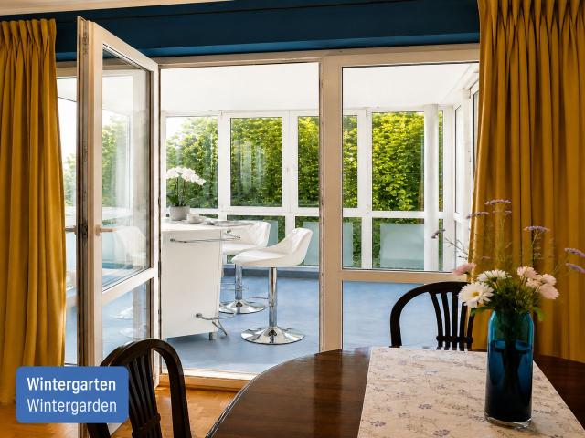 Exclusive City Forest Apartment in Cologne Lindenthal | Winter Garden | Guest WC | Parking | All Inclusive, Koln Amsterdam Apartments for Rent