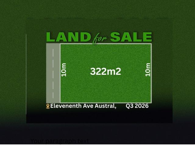 Exclusive East facing land Austral
