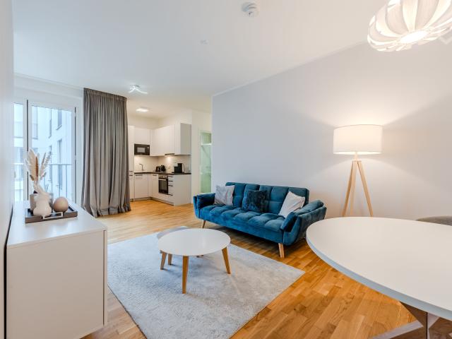 Exclusive, fully furnished 2 room luxury studio in the 3 Höfe Residence