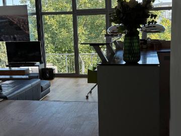 Exclusive, fully furnished 3 room penthouse in Cologne Efferen just 15 minutes from the city center, Hurth Amsterdam Apartments for Rent
