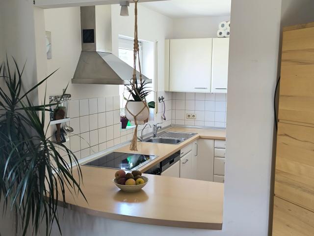 Exclusive furnished maisonette with home office in a green setting