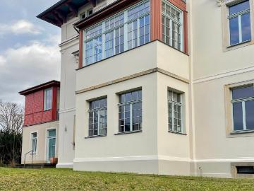Exclusive furnished coach house with garden, roof terrace in prime Radebeul location