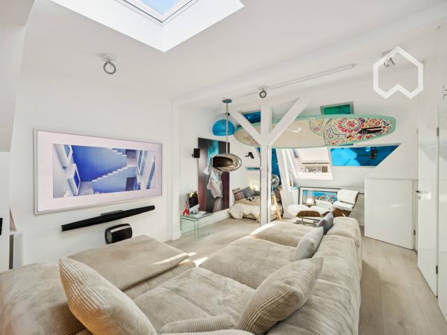 Exclusive Loft apartment with sauna and balcony in Winterhude
