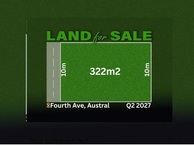 Exclusive North facing Lot Austral, secure 5%: 0410 835 551