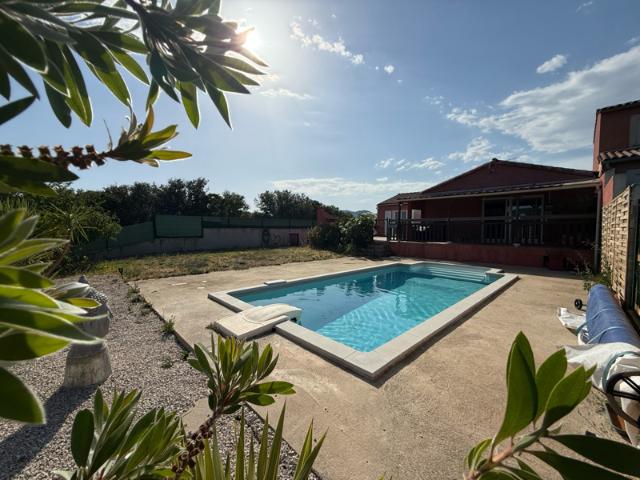 EXCLUSIVITÉ Villa 100m2 3ch / Piscine / Garage / Terrain