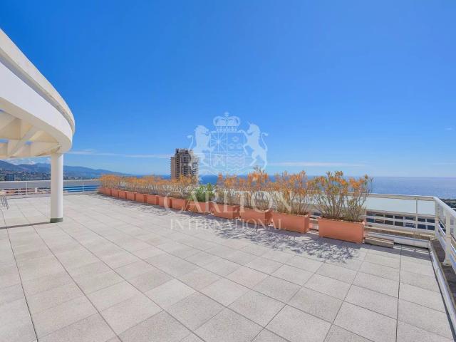 Exclusivite' Beausoleil – Penthouse avec vue mer, à quelques. 108m² Beausoleil
