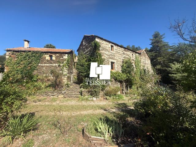 Exclusivité: Cévenne Gardoises 30 450, Mas Cévenol avec cou. 250m² Ponteils et Brésis