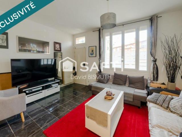 EXCLUSIVITÉ – Charmante maison 3 pièces 2 chambres de 52 m2 avec jardin de 80 m2 – Cité Jardin, Gennevilliers