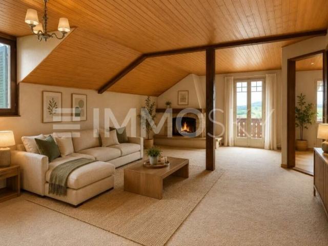 Exclusivité ImmoSky  Chalet 2 appartements à La Sarraz