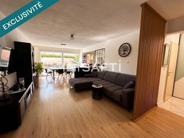 EXCLUSIVITÉ – KEMBS LOECHLÉ | Magnifique F4 en Rez de Jardin 94 m² avec terrasse, garage et jardin sans vis à vis