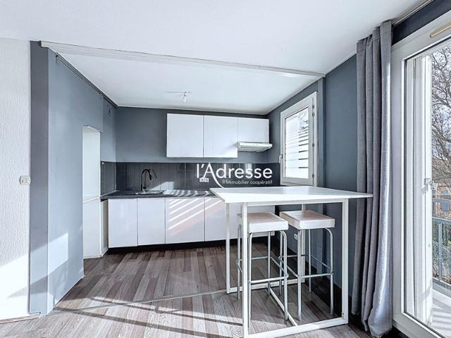Exclusivité l'Adresse Immobilier Toulouse St Simon T2 de 46.79 m2 lumineux avec balcon, au calme et sans vis à vis