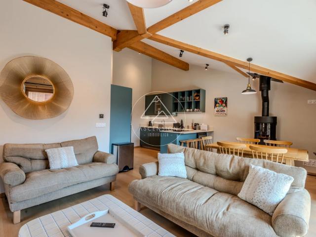 Exclusivité Magnifique appartement de 3 chambres en dernie. 88m² Les Gets