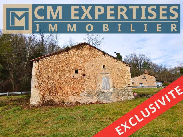 EXCLUSIVITÉ – MAISON EN PIERRE AU BORD DE L’ISLE – NON INONDABLE