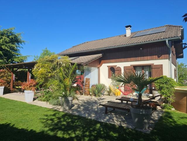 EXCLUSIVITE Maison individuelle Marcellaz 74250 proche de Genève Magnifique terrain arboré de 1544 m²