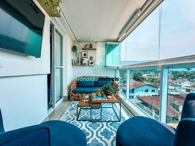 Apartamento Exclusivo de 3 Dorm 1 suíte Pé na Areia no Centro de Bertioga 108m² 2 Vagas