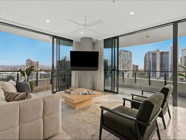 Executive Coastal Luxury: Bespoke 10th Floor Residence Metres from the Beach