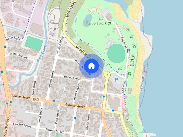 Executive three bedroom apartment in Prime North Wollongong Location