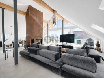 EXKLUSIV: Außergewöhnliches Doppelhaus Penthouse mit mehr als 275 m², 15 Minuten von Nyon entfernt