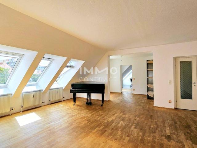 Exklusiv, hell, geräumig, ruhig 143 m² Dachterrassenjuwel mit Tiefgarage