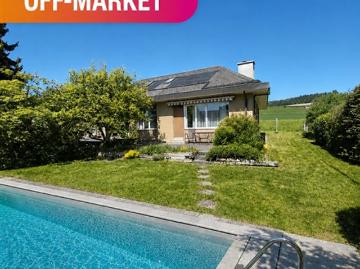 Vom Architekt entworfene Villa mit beheiztem Pool, Kirchlindach, 10 Minuten von Bern EXKLUSIV