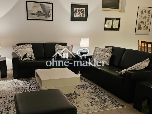 Exklusiv: Stilvolle möblierte 3 Zimmer Maisonette Wohnung mit Terrasse, Garten und Carport, Koblenz
