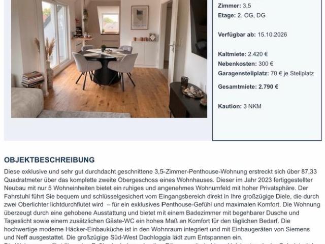 Exklusive 3,5 Zimmer Wohnung in Trudering