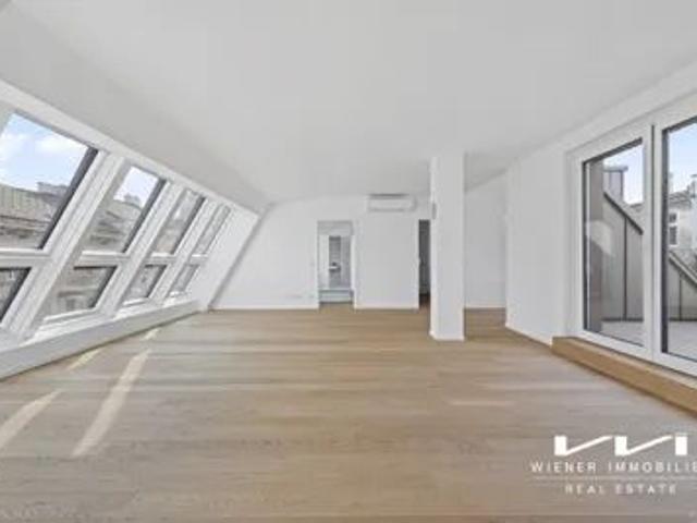 Exklusive 3 Zimmer Dachgeschoßwohnung mit 3 Terrassen, Erstbezug im 1040 Wien
