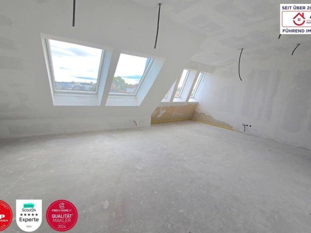 Exklusive 3 Zimmer Dachgeschosswohnung mit Terrasse und 36m² Dachterrasse im Erstbezug!