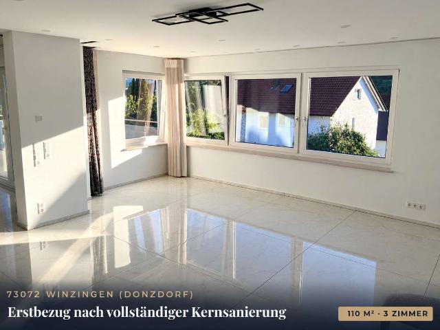 Exklusive 3 Zimmer Wohnung 110 qm | 2024 kernsaniert | Donzdorf