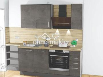 Exklusive 1 Zimmer Wohnung mit Einbauküche und Balkon