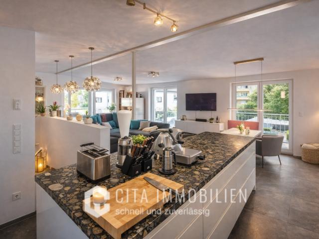 Exklusive 2,5 Zimmer Penthouse Maisonette mit Dachterrasse & Stellplatz in Frankfurt Preungesheim