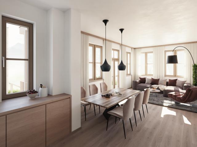 Exklusive 2 Zimmerwohnung mit traumhaften Balkon, altbaucharme und hohen Räumen!