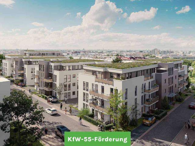 Exklusive 2 Zimmer Eigentumswohnung mit großer Dachterrasse – Luxus trifft Gemütlichkeit