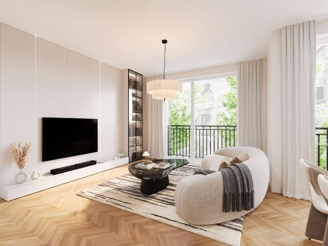 Exklusive 2 Zimmer Neubauwohnung im 4.OG des Kö Karree nur 80m von der Königsallee entfernt