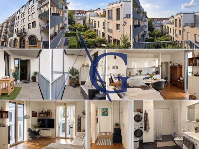 Exklusive 2 Zimmer Wohnung in Mannheim C3 – hochwertig möbliert+Balkon & Tiefgarage