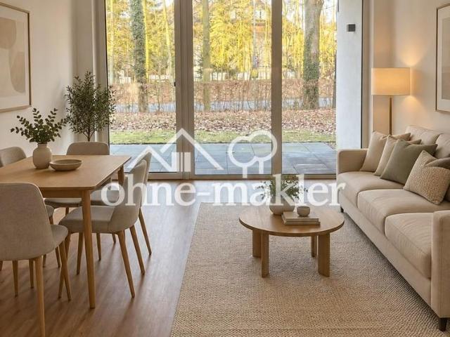 Exklusive 2 Zimmererdgeschosswohnung mit großer Sonnenterrasse und hochwertiger Einbauküche