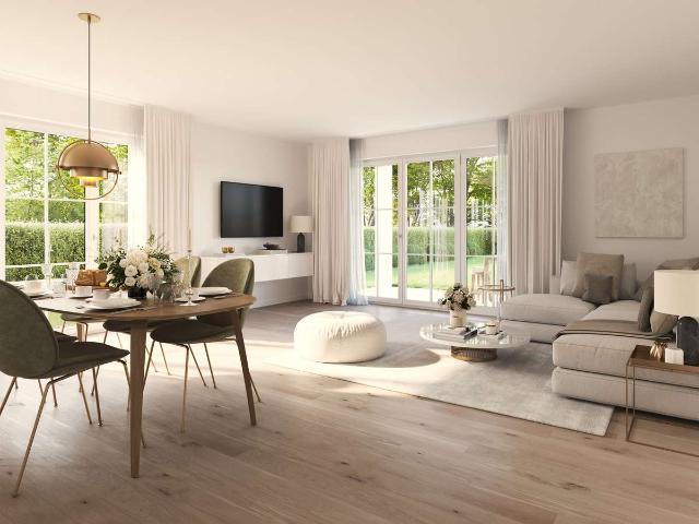Exklusive 4 Zimmer Gartenwohnung mit großzügigem Westgarten in Harlaching