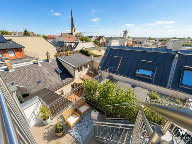Exklusive 4 Zimmer Dachgeschoss Maisonette Wohnung mit zwei Terrassen I Klimaanlagen I Lift