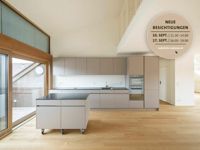 Exklusive 4½ Zimmer Dachwohnung mit Galerie und zwei Dachterrassen