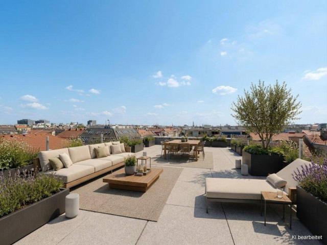 EXKLUSIVE 4 Zimmer DG Wohnung in 1160 Wien, 145m² Wohnfläche, Balkon & große Terrasse mit Blick über Wien