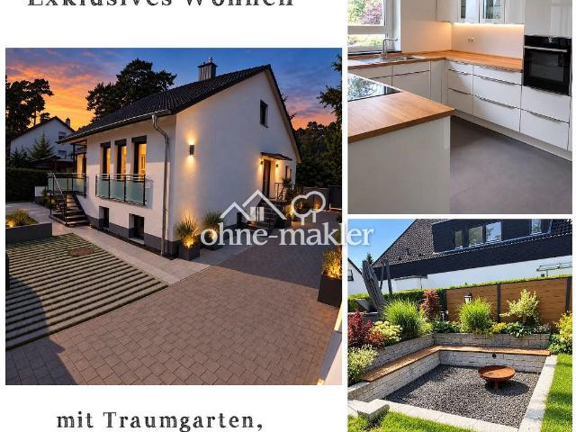 Exklusive 4 Zimmer Wohnung mit Hauscharakter, eigenem Eingang, Fußbodenheizung, Doppelgarage uvm