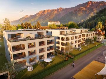 Exklusive 5½ Zimmer Attikawohnung im Zentrum von Interlaken, Neubau Guisan Park