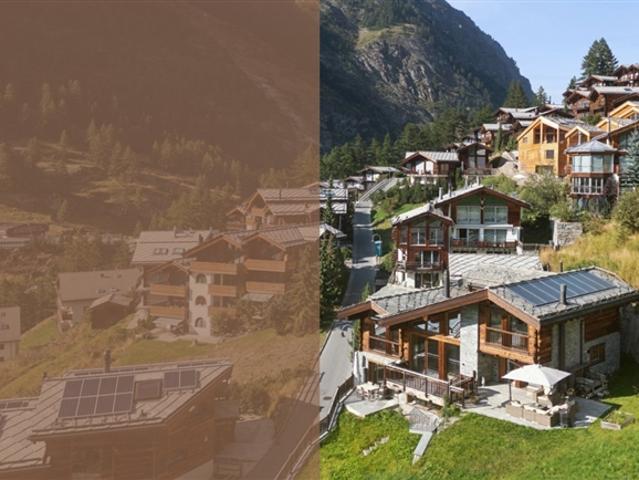 Exklusive Chalet Villa mit einzigartigem Innenausbau und atemberaubender Sicht auf das Matterhorn
