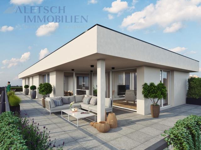 Exklusive Attikawohnung mit 97 m² Terrasse
