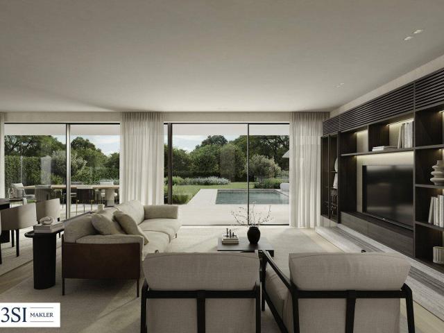 Exklusive Gartenresidenz mit weitläufigem Privatgarten Pool und Poolhaus